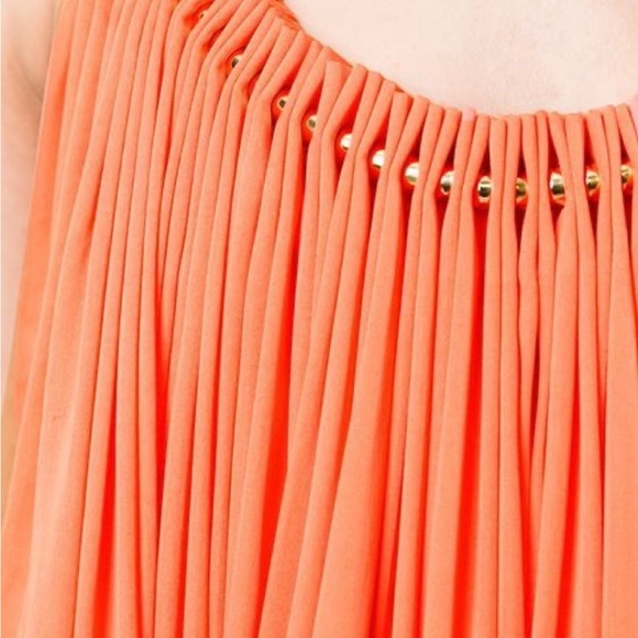 Stella McCartney Silk Dress Gown orange vibes Oscar - Picture 7 of 7